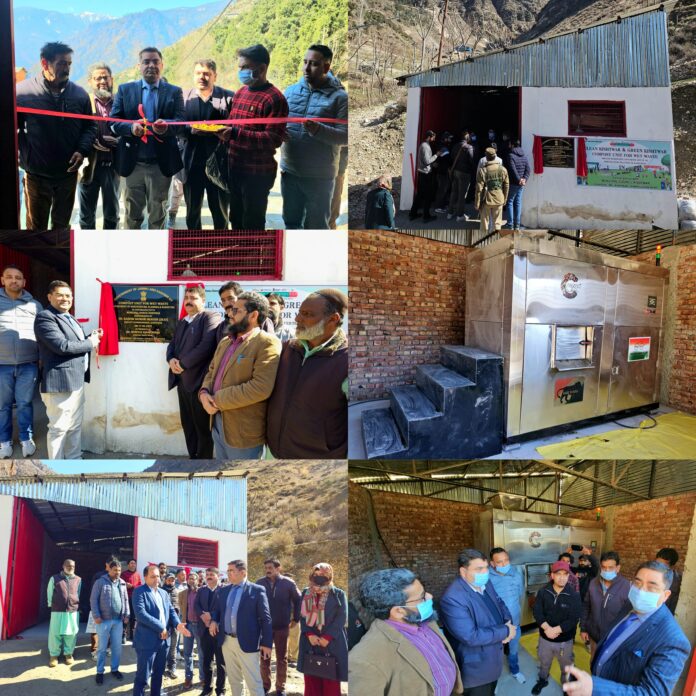 DC inaugurates newly constructed Wet Waste Compost Unit at Kishtwar