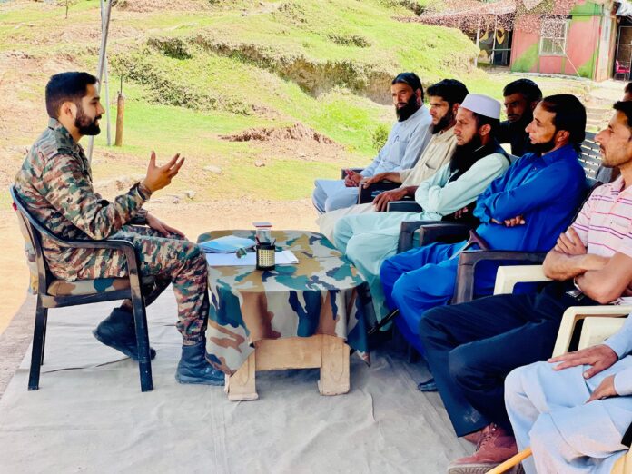 Indian Army Organized an Amity Meet with Local Community at Haribudha, Poonch (1)