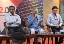 Union Minister for Electronics and Information Technology Ashwini Vaishnaw briefs the media after releasing notifications for all six pillars