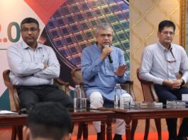 Union Minister for Electronics and Information Technology Ashwini Vaishnaw briefs the media after releasing notifications for all six pillars