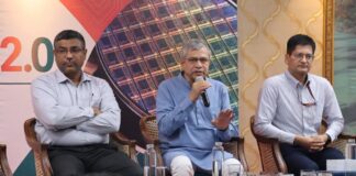 Union Minister for Electronics and Information Technology Ashwini Vaishnaw briefs the media after releasing notifications for all six pillars