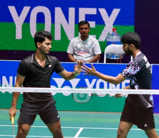 Indian pair Krishna Prasad Garaga and Pruthvi Krishnamurthy Roy upset sixth seeds Chaloempon Charoenkitamorn