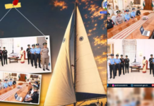 The crew of the Indian Army Sailing Vessel ย Triveni called on President Droupadi Murmu at Rashtrapati Bhavan.