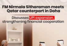 Finance Minister Nirmala Sitharaman met her Qatari counterpart.