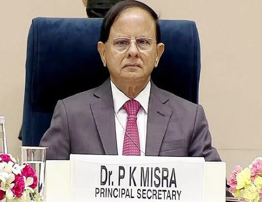 Principal Secretary to the Prime Minister P. K. Mishra addresses the Ministry of Statistics